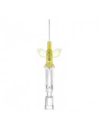 B. Braun Catéter IV Introcan Safety con alas 0,7x14mm 24G Amarillo 50U