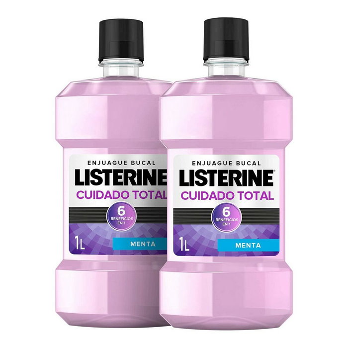 LISTERINE Total Care Enjuague Bucal Menta 2 x 1000 ml LISTERINE Total Care Enjuague Bucal Menta 2 x 1000 ml