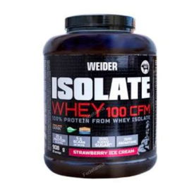WEIDER Isolate Whey 100 Cfm Fresa 908Gr Proteína Aislada de Suero de Leche