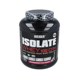 WEIDER Isolate Whey 100 Cfm Fresa 908Gr Proteína Aislada de Suero de Leche