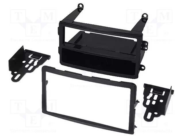 METRA Bastidor de montaje de radio para Nissan 350Z 2006+, 2 ISO, negro METRA Bastidor de montaje de radio para Nissan 350Z 2006+, 2 ISO, negro