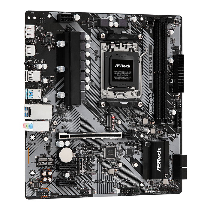 ASRock B650M-H/M.2+ Micro ATX con socket AM5 y memoria DDR5 ASRock B650M-H/M.2+ Micro ATX con socket AM5 y memoria DDR5