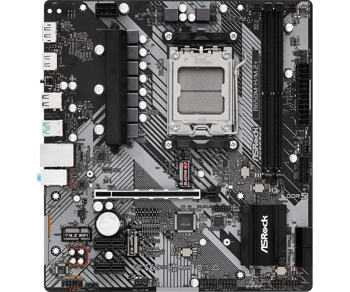 ASRock B650M-H/M.2+ Micro ATX DDR5 AMD B650 ASRock B650M-H/M.2+ Micro ATX DDR5 AMD B650