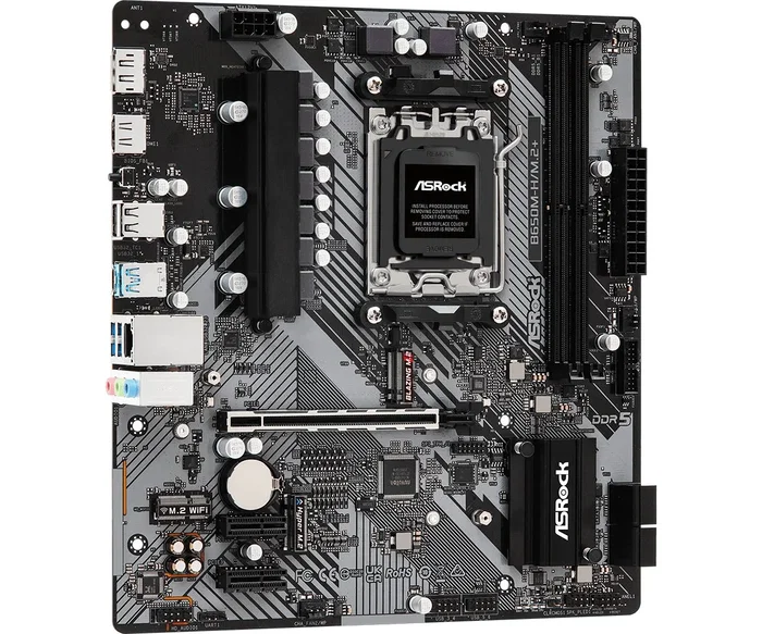 ASRock B650M-H/M.2+ Micro ATX DDR5 AMD B650 ASRock B650M-H/M.2+ Micro ATX DDR5 AMD B650
