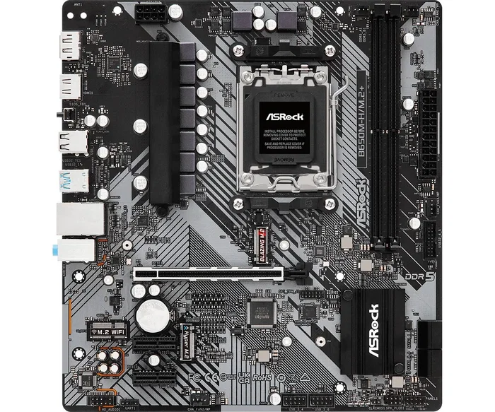ASRock B650M-H/M.2+ Micro ATX DDR5 AMD B650 ASRock B650M-H/M.2+ Micro ATX DDR5 AMD B650