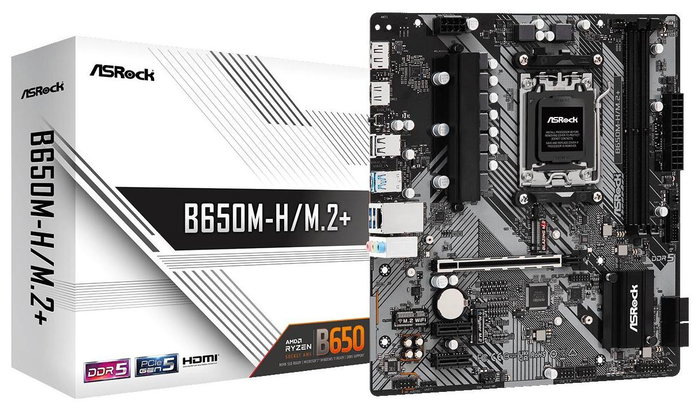 ASRock B650M-H/M.2+ Micro ATX DDR5