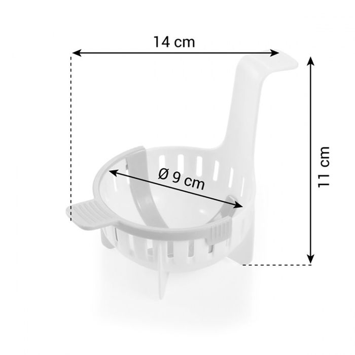 Tescoma Presto Utensilio para huevos escalfados, apto para lavavajillas