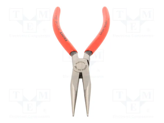 KNIPEX Alicates de punta semirredonda alargados de 160 mm