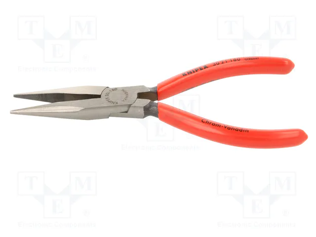 KNIPEX Alicates de punta semirredonda alargados de 160 mm