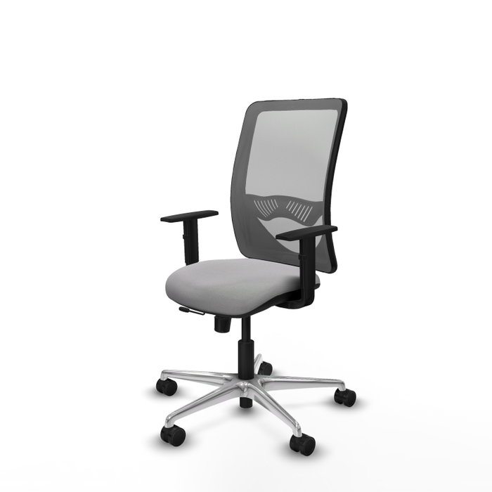 PIQUERAS Y CRESPO Silla de oficina Zulema Gris con mecanismo Sincro/Traslack