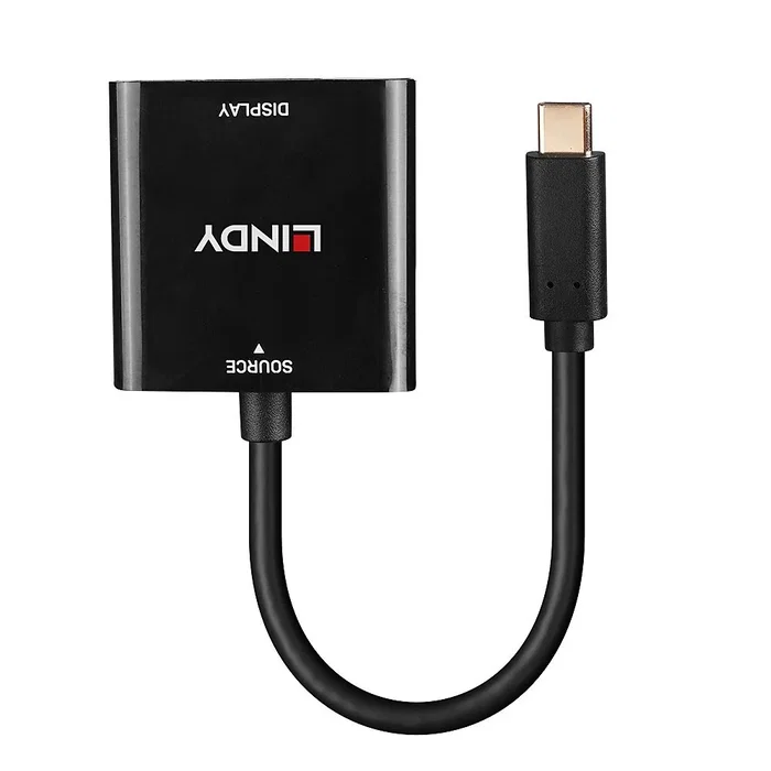 Lindy Adaptador USB Tipo C a DisplayPort 4K 144Hz Negro Lindy Adaptador USB Tipo C a DisplayPort 4K 144Hz Negro