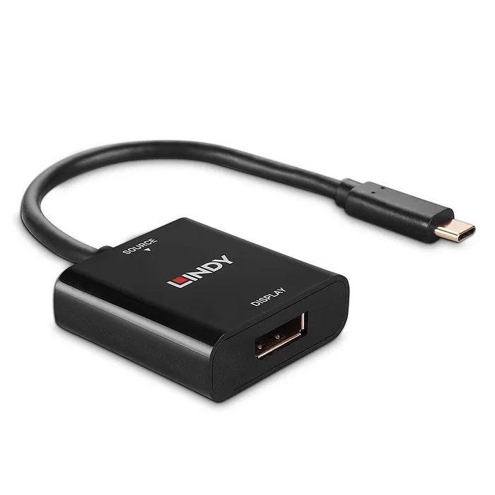 Lindy Adaptador USB Tipo C a DisplayPort 4K 144Hz Negro Lindy Adaptador USB Tipo C a DisplayPort 4K 144Hz Negro