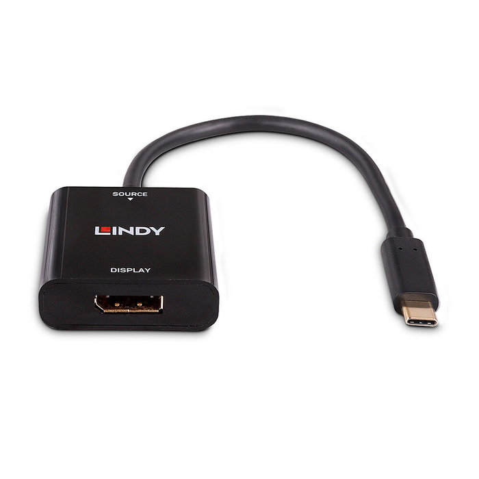 LINDY Adaptador gráfico USB Tipo C a DisplayPort 4K 144Hz Negro LINDY Adaptador gráfico USB Tipo C a DisplayPort 4K 144Hz Negro