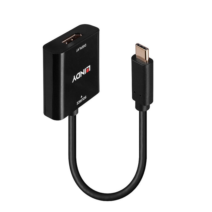 LINDY Adaptador gráfico USB Tipo C a DisplayPort 4K 144Hz Negro LINDY Adaptador gráfico USB Tipo C a DisplayPort 4K 144Hz Negro