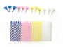 Inde Set 24 Velas Cumpleaños C/12 Accesorios 5.8 cm 0.86 kg (24 Unidades)