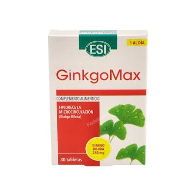 Esi Ginkgo Max 30 tabletas