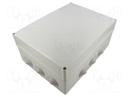 SEZ DK Caja de conexiones gris 300x120x220mm