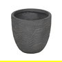 S/3 Maceteros Gris Fibra de Magnesio 37 X 37 X 35 cm