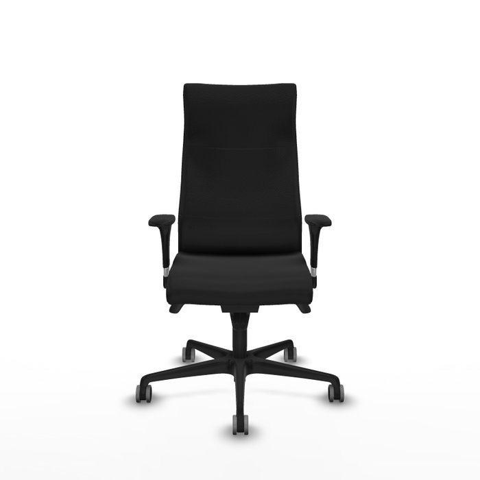 PIQUERAS Y CRESPO Sillón Albacete con mecanismo Sincro, Similpiel Negro, Brazos 1D, Ruedas 65mm PIQUERAS Y CRESPO Sillón Albacete con mecanismo Sincro, Similpiel Negro, Brazos 1D, Ruedas 65mm