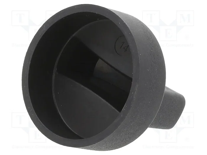 Schneider Electric Protección para Harmony XB4 de 22mm, Negro