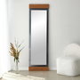 Hanah Home Murano - Oak Espejo Cheval 50x170cm Metal Roble y Fume