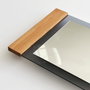 Hanah Home Murano - Oak Espejo Cheval 50x170cm Metal Roble y Fume