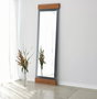 Hanah Home Murano - Oak Espejo Cheval 50x170cm Metal Roble y Fume