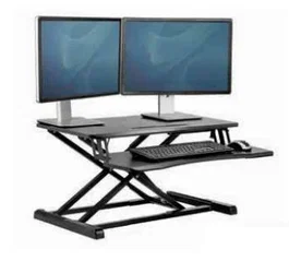 Fellowes Sit-Stand Lotus Corsivo Negro