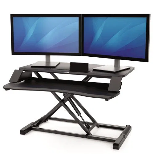 Fellowes Sit-Stand Lotus Corsivo Negro