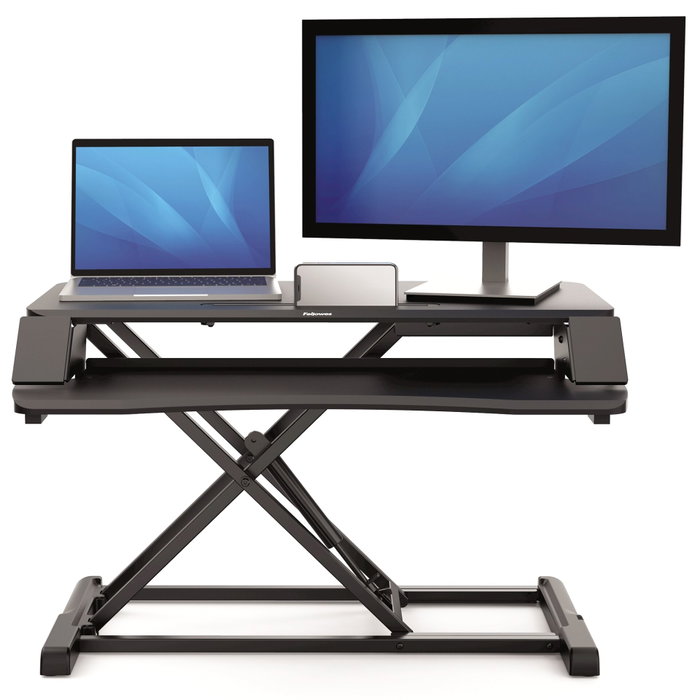 Fellowes Sit-Stand Lotus Corsivo Negro