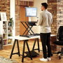 Fellowes Sit-Stand Lotus Corsivo Negro