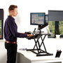 Fellowes Sit-Stand Lotus Corsivo Negro