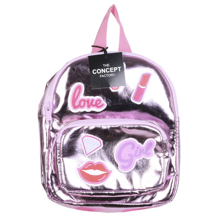 The Concept Factory Mochila Infantil Metalizada Plástico