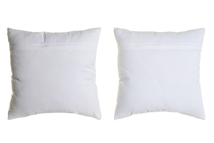 DKD Home Decor Set de 2 Cojines Pop Multicolor de Poliéster