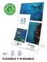 Archivo 2000 Expositor de Sobremesa en L DIN A5 Vertical Transparente