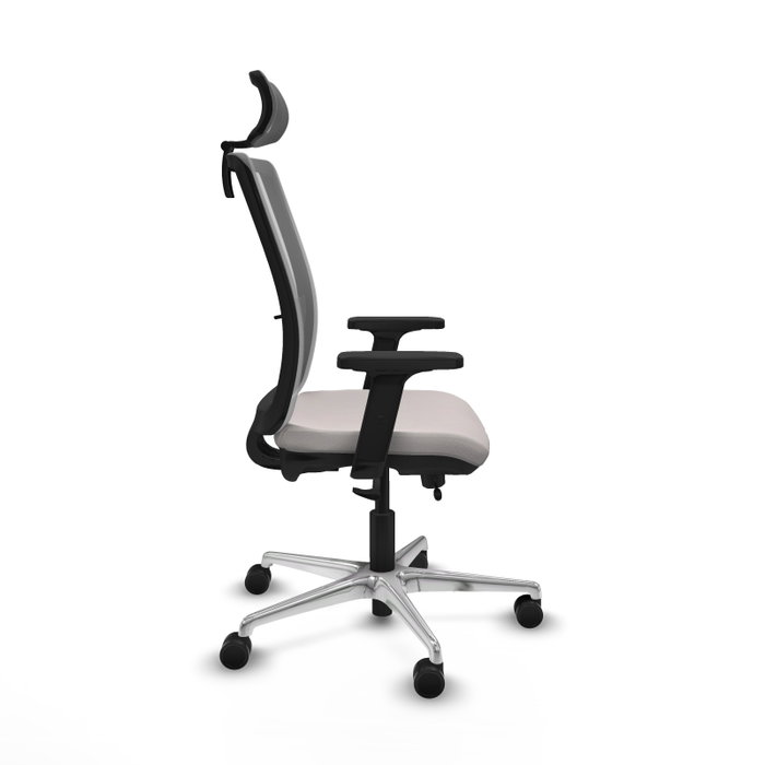 PIQUERAS Y CRESPO Silla de oficina Haches Blanco y Gris PIQUERAS Y CRESPO Silla de oficina Haches Blanco y Gris