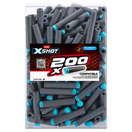ZURU XSHOT200er-Pack Dardos de Recarga para Pistolas Nerf y Compatibles, Paquete de 200 Unidades