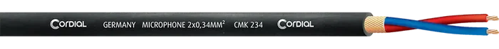 Cordial Bobina de Cable de Micrófono 2 x 0.34 mm² - 100 m