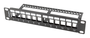 Lanberg PPKS-9112-B Panel de supresión para bastidor 12 puertos Negro