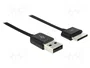 DeLOCK Cable de sincronización y carga USB 2.0 A M/M para ASUS Eee Pad de 1 m