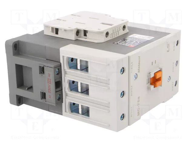 LS ELECTRIC Contactor METASOL MC-75A 230VAC 3-polar
