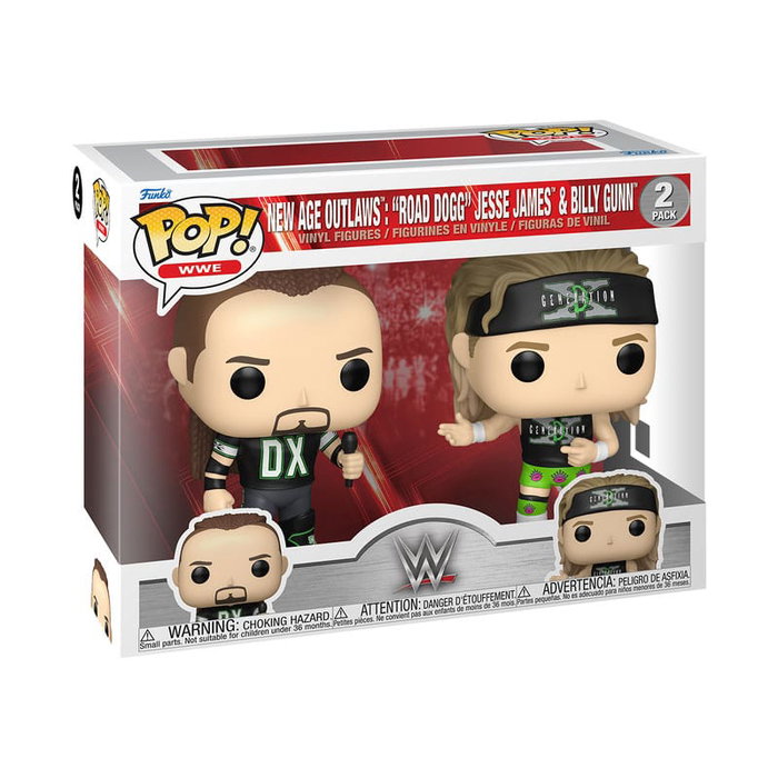 WWE Pack de 2 POP! Television Vinyl Figuras New Age Outlaws 9 cm WWE Pack de 2 POP! Television Vinyl Figuras New Age Outlaws 9 cm