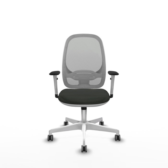 PIQUERAS Y CRESPO Silla de oficina Cilanco con mecanismo Sincro, Negro y Gris PIQUERAS Y CRESPO Silla de oficina Cilanco con mecanismo Sincro, Negro y Gris