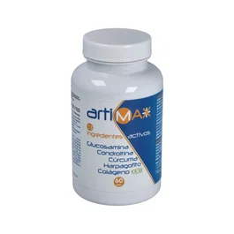 JUST AID Artimax+ 60 Comprimidos - Suplemento para Articulaciones con Glucosamina, Condroitina, Harpagofito y Colágeno