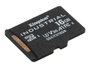Kingston 16GB MicroSDHC Industrial Clase 10 A1