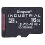 Kingston Industrial 16GB MicroSDHC UHS-I Clase 10 U3 V30 A1 -40°C a 85°C