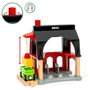Brio World Animal Barn - Accesorio para circuito de tren de madera