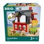 Brio World Accesorio para Circuito de Tren de Madera Animal Barn 7312350360127