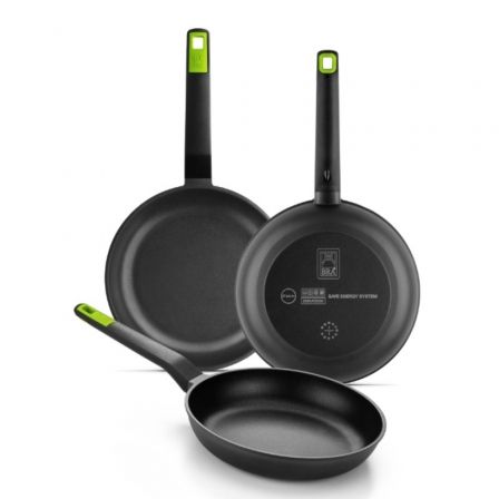 Bra Pack 3 Sartenes Gastro A841201 Ø18 cm / Ø22 cm / Ø26 cm Apta para Inducción Bra Pack 3 Sartenes Gastro A841201 Ø18 cm / Ø22 cm / Ø26 cm Apta para Inducción