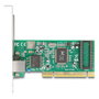 DeLOCK Tarjeta de Red PCI Gigabit Ethernet LAN 1x RJ45 RTL8169, Full/Low Profile, Verde/Gris, Compatible con Windows 10/11/8.1